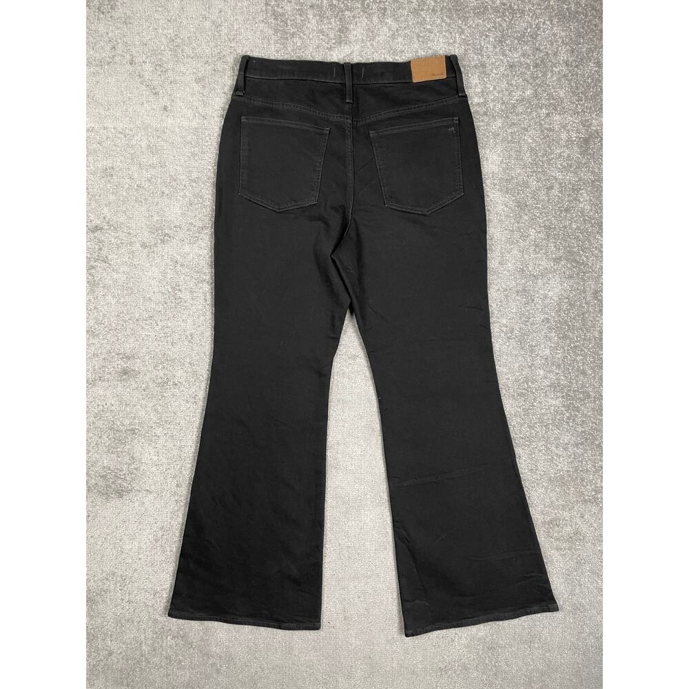 Madewell The Perfect Vintage Flare Jean Black Sherborn Wash High Waist Size 31 - Picture 3 of 16